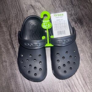 Crocs Kids Classic Clog - Black size 11 brand new